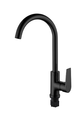 Matte noir cuivre robinets d'évier de cuisine froid et chaud OEM à levier unique