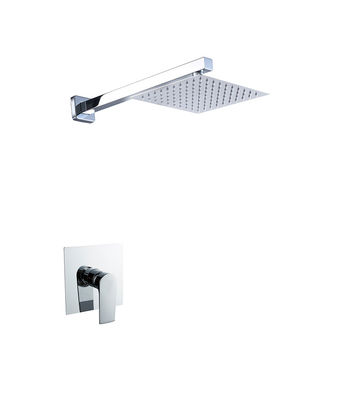 Un seul levier caché dans le mur de la salle de bain ou de la douche mélangeur Chome salle de bain de cuivre robinet froid et chaud de la douche OEM