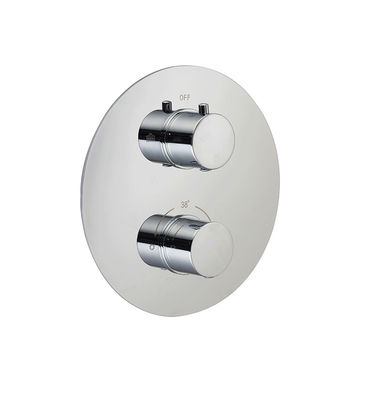 Mélangeur de douche de bain en laiton avec tuyau caché dans la température thermostatique murale