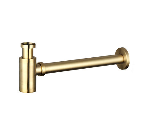 Résidus de lavabo doré brossé Siphon salle de bain lave-vaisselle drainage