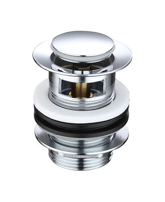 Éclaboussure de vidange de petit évier de salle de bain avec bouchon de débordement Chrome OEM