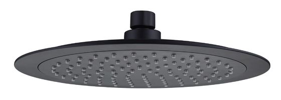 OEM ABS en plastique rond tête de douche de pluie Colonne de salle de bain noire