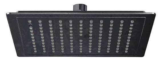 Grande taille douche de pluie carrée Matte Colonne de salle de bain noire OEM plastique ABS