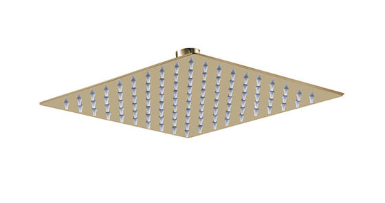 Pluie en acier inoxydable SUS304 Carré Colonne de salle de bain de couleur dorée 8 &quot; 10 &quot; 12 &quot; OEM