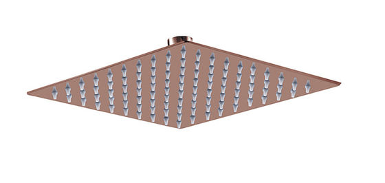 Colonne de salle de bains de la rosée dorée carrée 8 &quot; 10 &quot; 12 &quot; OEM SUS304 en acier inoxydable