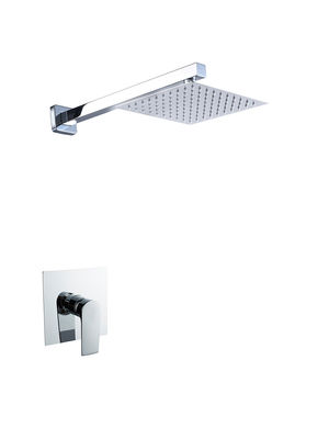 Un seul levier caché dans le mur bain douche mixeur chome salle de bains robinet en laiton chaud et froid douche OEM