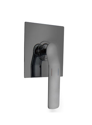 Un seul levier caché dans le mur construit dans le bain ou la douche mélangeur salle de bain pistolet métal cuivre robinet tête de douche main de douche OEM