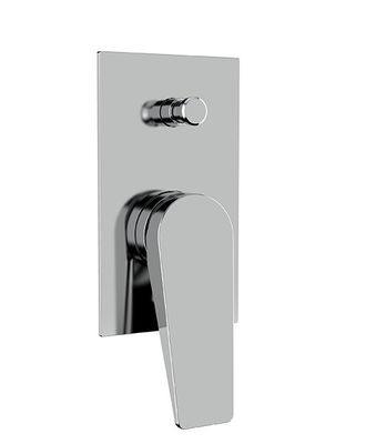 Un seul levier caché intégré dans la salle de bain ou le mélangeur de douche en mur avec le détournement salle de bain chrome cuivre robinet de douche OEM