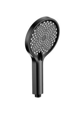ABS en plastique 3 fonctions douche à main colonne de douche noire salle de bains nouvelle buse en silicium liquide ronde propre facile OEM