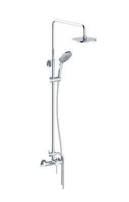 Faucets de douche de bain en laiton à levier unique Mixeur de douche exposé OEM Ronde classique