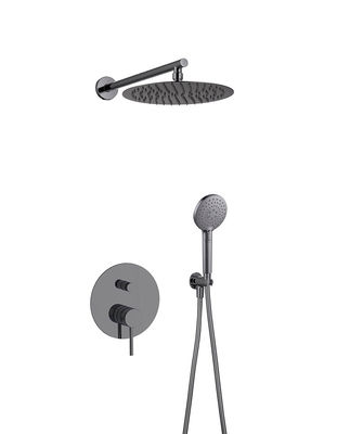 3 Fonction dans le mur Pompe de douche pistolet métallique OEM caché dans le mur