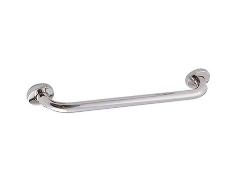 SUS304 Porteur de barre à prise simple baignoire accessoires de salle de bain chrome poli OEM ODM rond