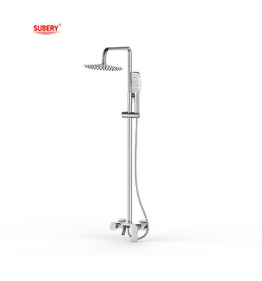 Matte noir cuivre robinets de douche de salle de bain température thermostatique réglable