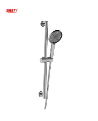 Pistolet de douche métallique barre coulissante salle de bains classique SUS304 3 fonction
