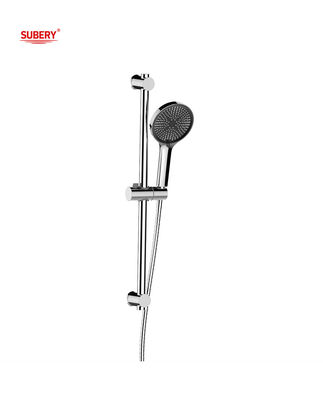 Monté sur le mur, bar à glissière de douche moderne, chrome rond, OEM classique