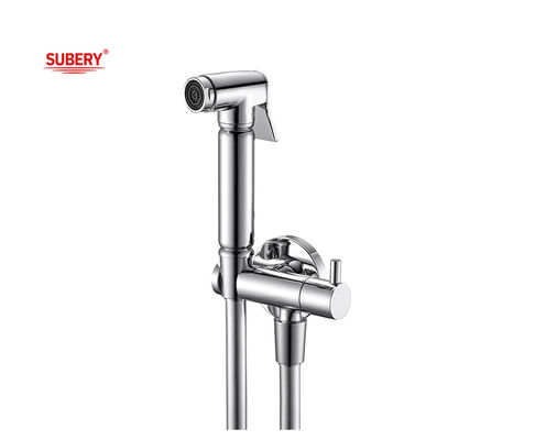 Salle de bain toilette OEM Shattaf Set Porteur en laiton soupape en laiton tuyau en PVC 1,50m