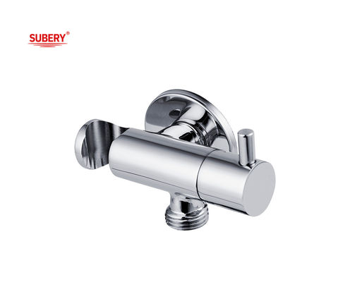 OEM toilettes en laiton Shattaf ensemble porte-valve poignée Bidet salle de bain Chrome