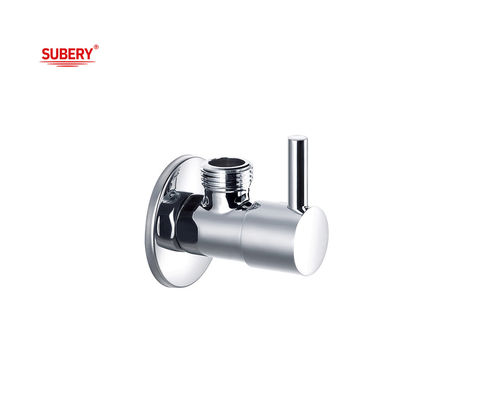 OEM soupape triangulaire en laiton G1/2&quot; fil de corps en laiton poignée en laiton