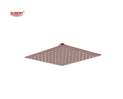 Colonne de salle de bains de la rosée dorée carrée 8 &quot; 10 &quot; 12 &quot; OEM SUS304 en acier inoxydable