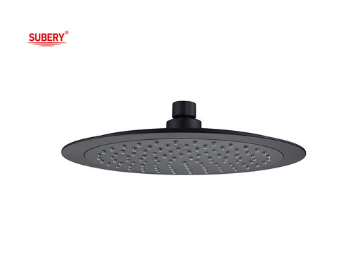 OEM ABS en plastique rond tête de douche de pluie Colonne de salle de bain noire