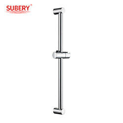 Slide de douche Bar rail ensemble Ronde salle de bains classique SUS304 base de bar abs