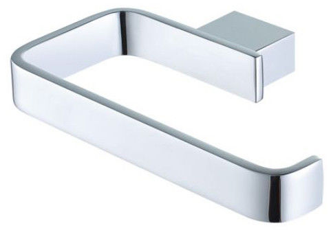Porte-rouleaux en laiton Porte-papier de toilette Surface chrome moderne