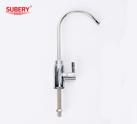 Un seul levier haut bassin mélangeur robinet salle de bain chrome laiton long manche robinet d'eau chaude et froide