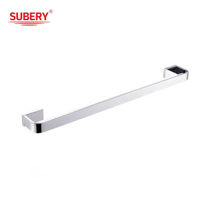 Barre à serviette unique en laiton salle de bain couleur chrome de haute qualité OEM nobel pièce de montage en laiton base en laiton