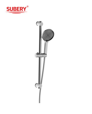 Monté sur le mur, bar à glissière de douche moderne, chrome rond, OEM classique