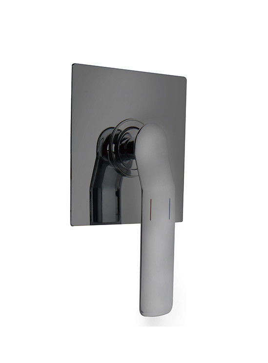 Un seul levier caché dans le mur construit dans le bain ou la douche mélangeur salle de bain pistolet métal cuivre robinet tête de douche main de douche OEM