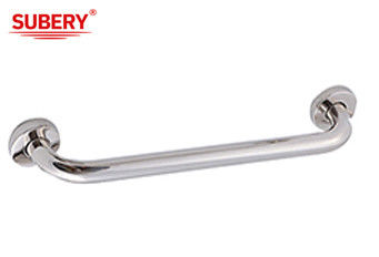 SUS304 Porteur de barre à prise simple baignoire accessoires de salle de bain chrome poli OEM ODM rond