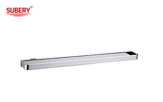 Barre à serviette unique en laiton salle de bain couleur chrome de haute qualité OEM nobel pièce de montage en laiton base en laiton