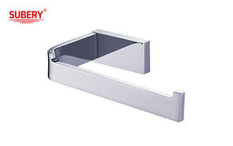 Brass chantant porte-papier de rouleau de toilette salle de bain de verre de haute qualité couleur chrome OEM nobel brasserie pièce de montage base de laiton