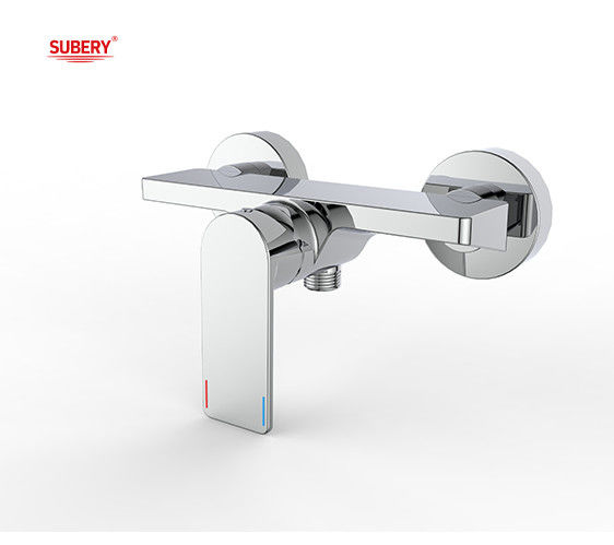Un seul levier bain ou douche mélangeur salle de bain chrome robinet en laiton froid et chaud OEM