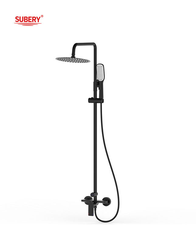 Couleur chrome laiton thermostatique robinet de douche de baignoire OEM rond classique