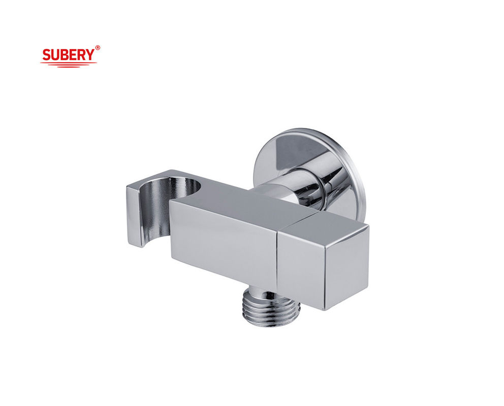 Brass Shattaf Porteur vanne poignée Bidet douche pulvérisateur Porteur salle de bain toilette chrome carré OEM