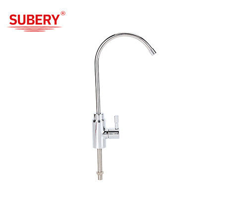 ODM Single Lever haut bassin mélangeur robinet salle de bain Chrome laiton long manche robinet d'eau chaude et froide