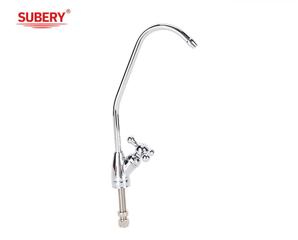 ODM Single Lever haut bassin mélangeur robinet salle de bains chrome laiton long manche robinet d'eau chaude et froide